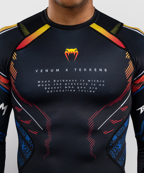 Venum Rashguard TEKKEN 8 Yoshimitsu – Černý/Oranžový – foto 5