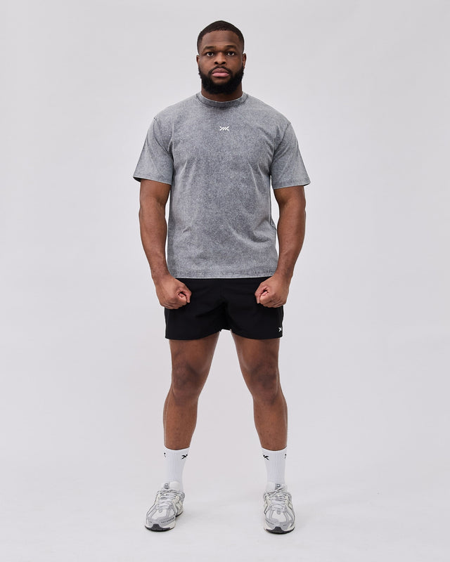 Caged Classic T-Shirt - Washed Grå