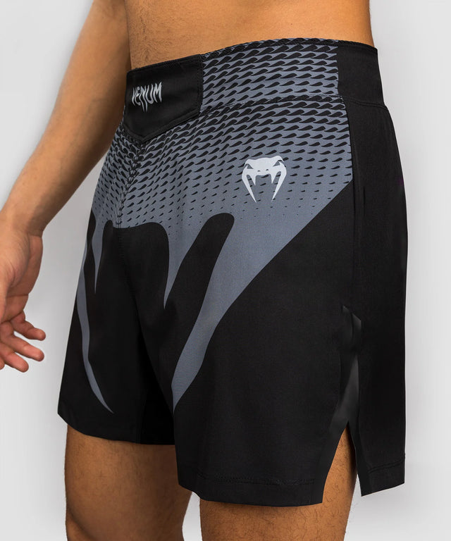 Shorts de MMA Venum No Gi – Noir/Argent