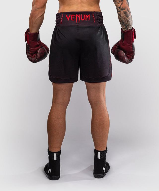 Shorts de boxe Venum Spectre – Noir/Rouge