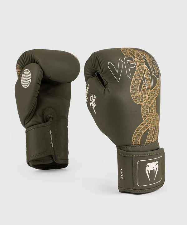 Mănuși de box Venum Serpenti – Kaki Verde
