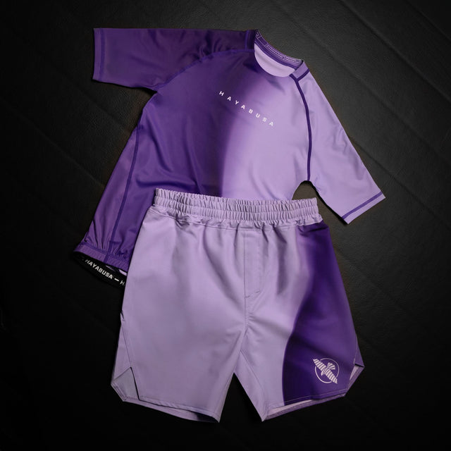 Rashguard Hayabusa Apex Nova Mangas Curtas Criança – Roxo