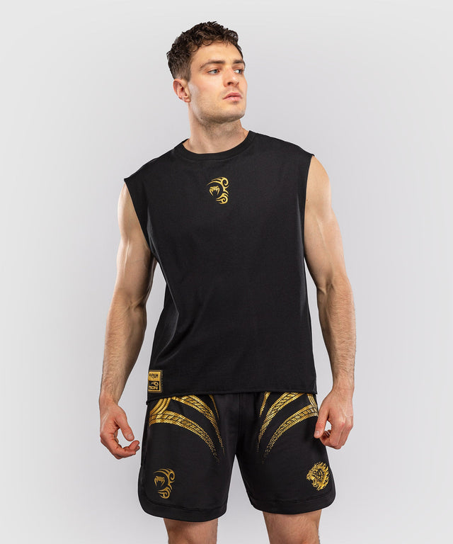 T-shirt Venum x Mike Tyson Tiger Senza Maniche – Nero/Oro