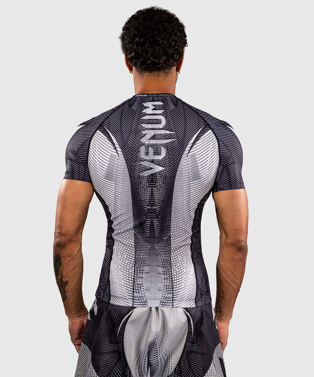 Rashguard Venum Galactic 3.0 Krótki Rękaw – Offwhite/Czarny