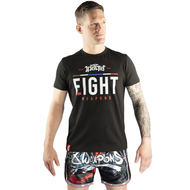 8 WEAPONS T-shirt The Fight – Preto