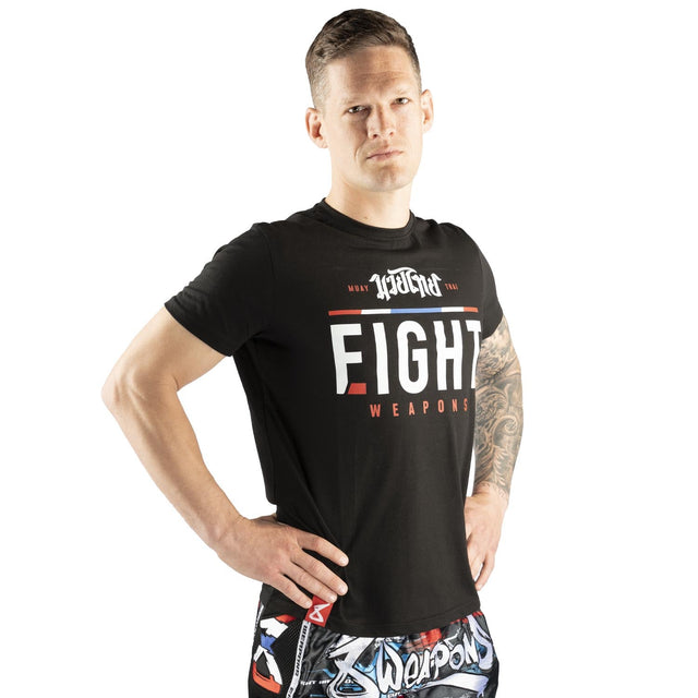 8 WEAPONS T-shirt The Fight – Preto