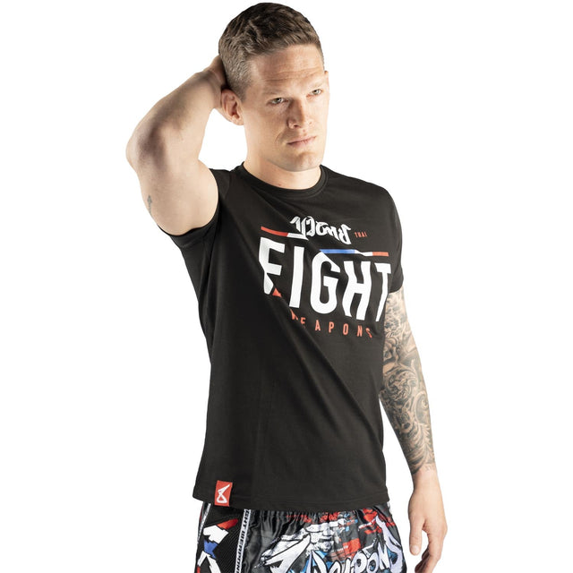 8 WEAPONS T-shirt The Fight – Preto