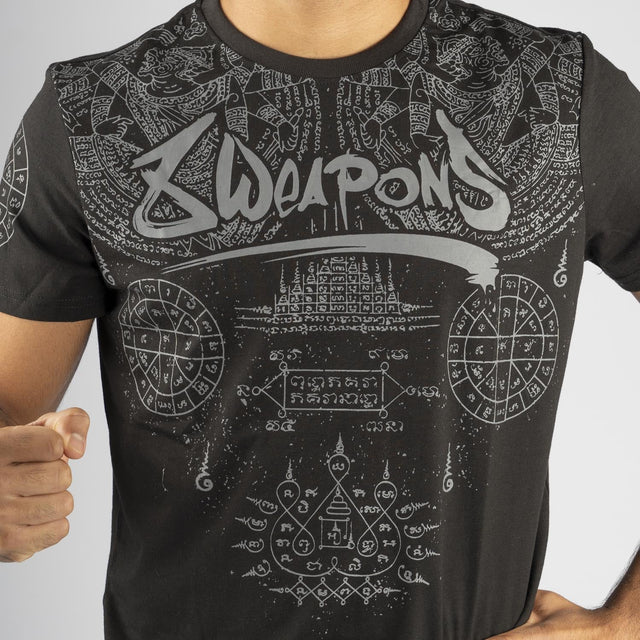 8 Weapons T-Shirt Yantra – Černé