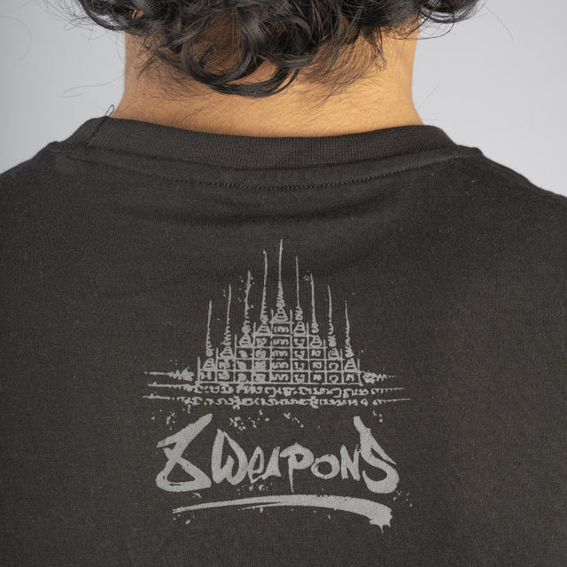 8 Weapons T-Shirt Yantra – Černé