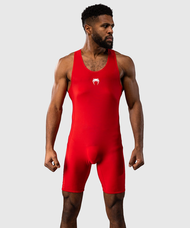 Venum Challenger Wrestling Singlet – Red