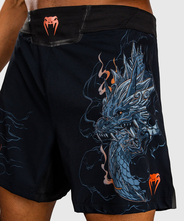 Venum MMA-Shorts Thunder Dragon – Schwarz/Grau/Kupfer