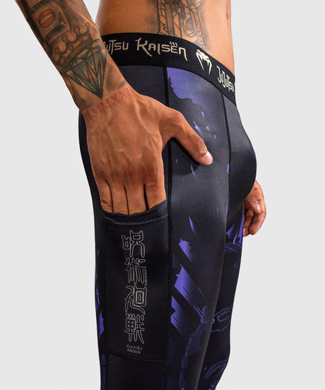 Pantaloncini a compressione Venum x Jujutsu Kaisen Gojo – Viola
