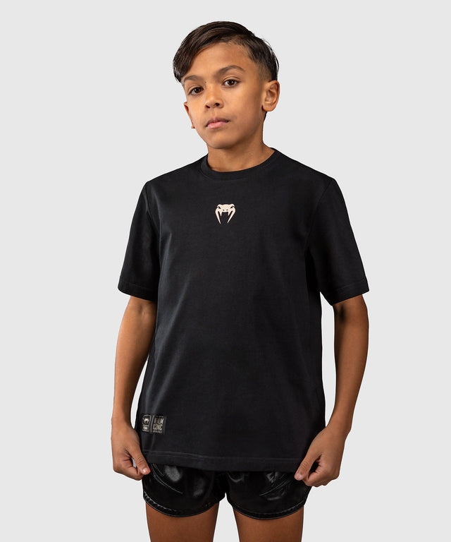 Camiseta Venum Fight Icon Niños – Negro