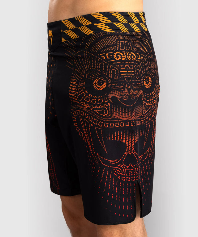 Pantalones de MMA Venum Quetzal Fury – Negro/Rojo/Oro