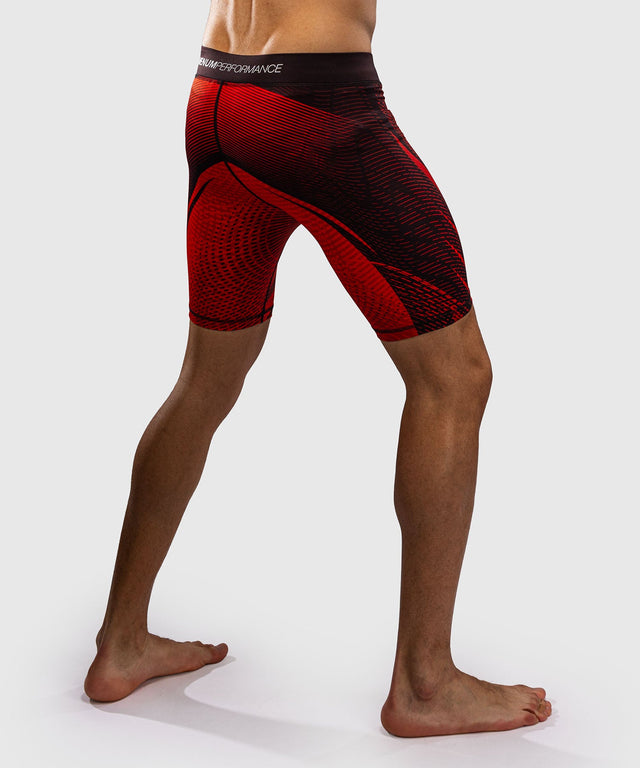 Calções de compressão Venum Galactic 3.0 – Vermelho/Prata