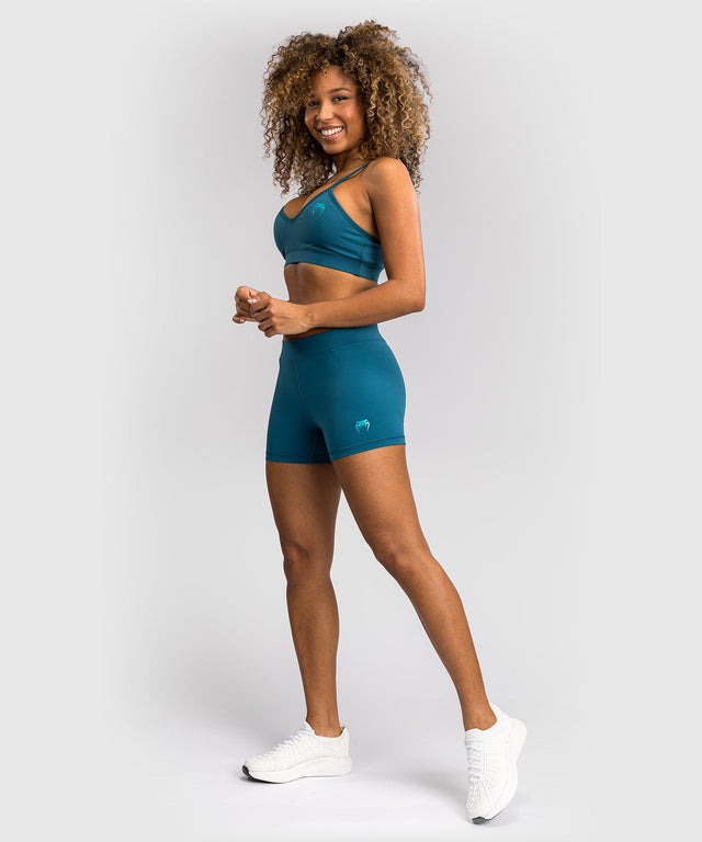 Venum Kompressionsshorts x Demi Damen – Azurblau
