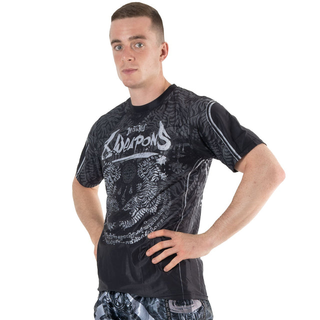 Tricou 8 WEAPONS Functional – Negru/Gri