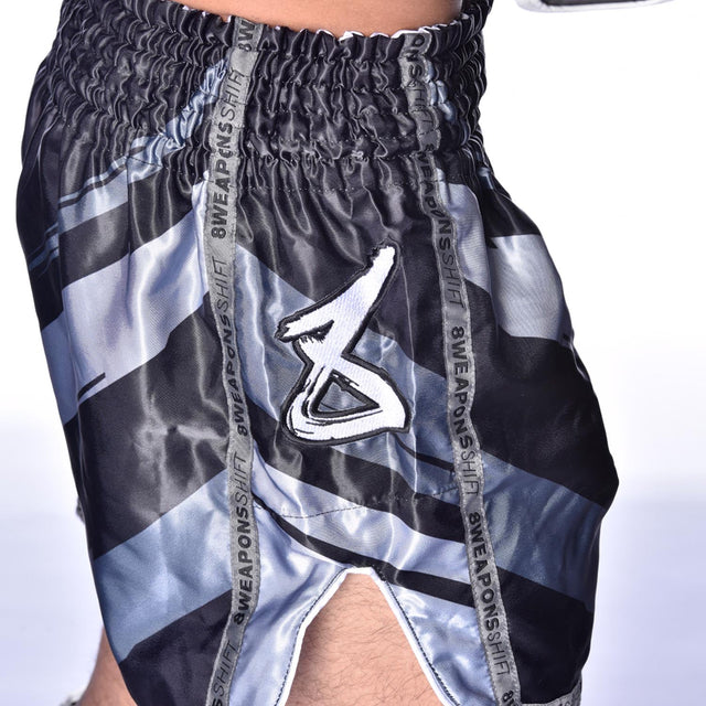 Muay Thai trenky 8 WEAPONS Shift – Matně černé