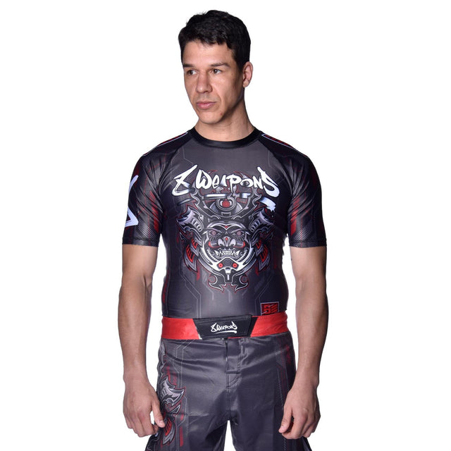 8 WEAPONS Rashguard Samurai 2.0 – Black/Red