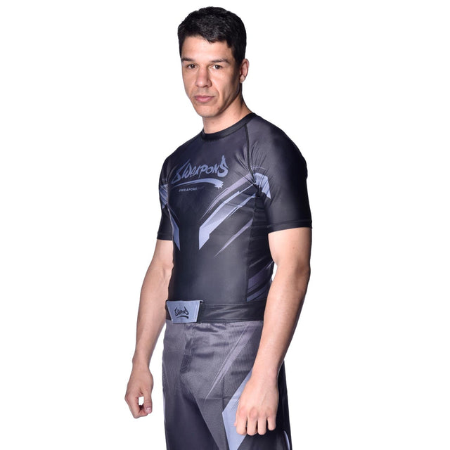 Rashguard 8 WEAPONS Shift – Negro Mate