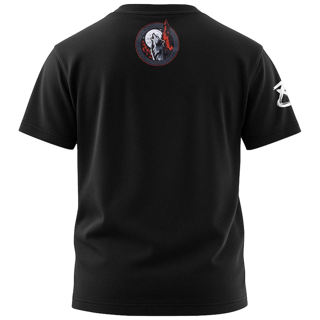 Tricou 8 WEAPONS Beastial Wolf – Negru/Roșu