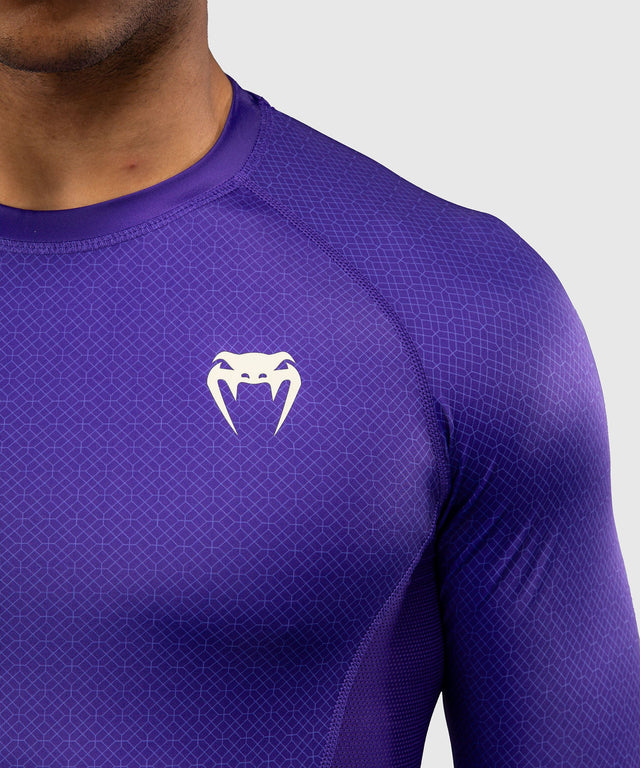 Rashguard Venum x Roger Gracie Academy Manches Longues – Violet