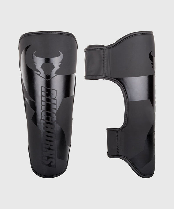 Protège-tibias Ringhorns Charger – Noir/Noir
