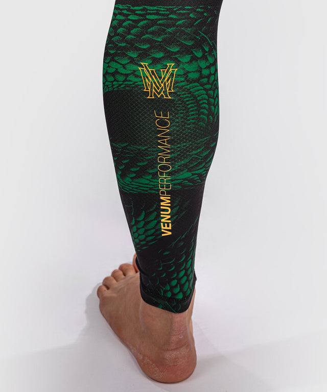 Mallas de compresión Venum Matupa – Negro/Verde/Oro