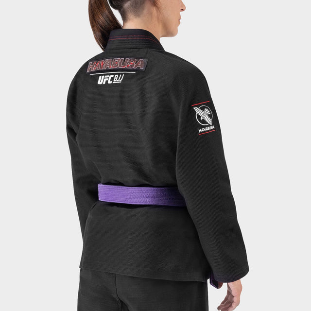 Kimono BJJ Hayabusa x UFC Lightweight da donna – Nero