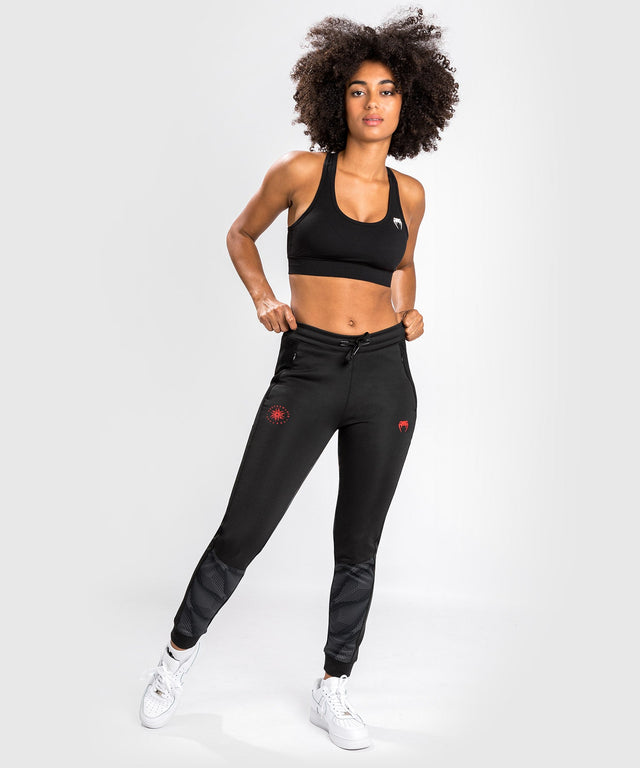 Pantalon d'entraînement Venum Phantom – Noir/Rouge