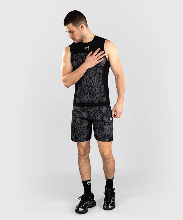 Venum Rashguard utan ärmar G-Fit Scales - Svart/Grå