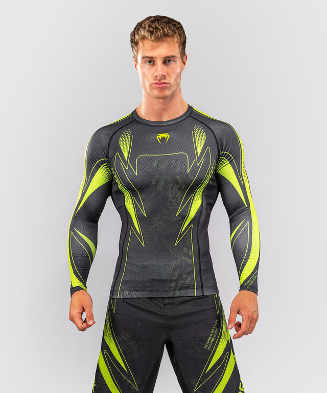 Rashguard Venum Amazonia Reborn Maniche Lunghe - Nero/Verde