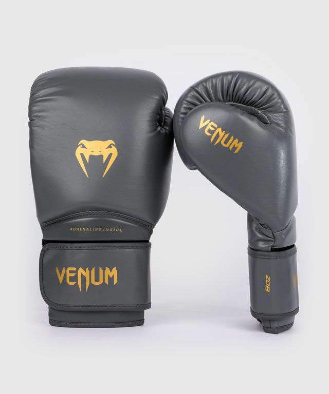 Dětské boxerské rukavice Venum Contender 1.5 – Šedé/Zlaté