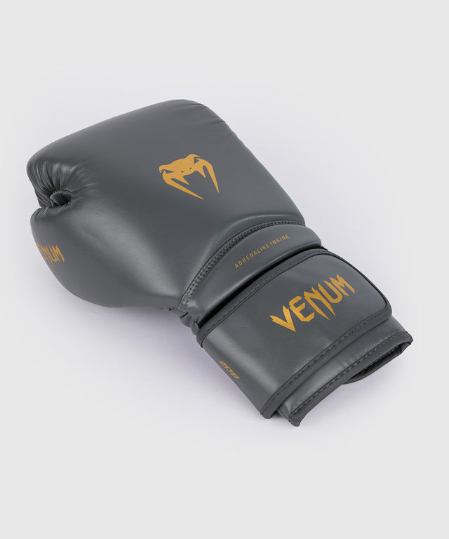 Dětské boxerské rukavice Venum Contender 1.5 – Šedé/Zlaté