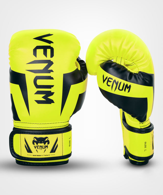 Guantoni da boxe Venum Elite Bambini – Giallo Neon