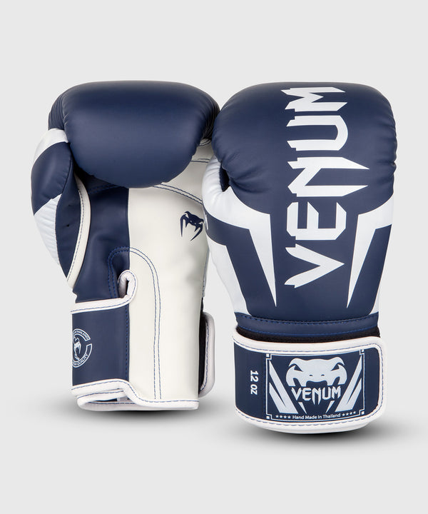 Luvas de boxe Venum Elite – Azul-marinho/Branco