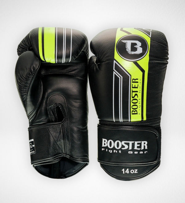 Luvas de boxe Booster V9 – Preto/Amarelo