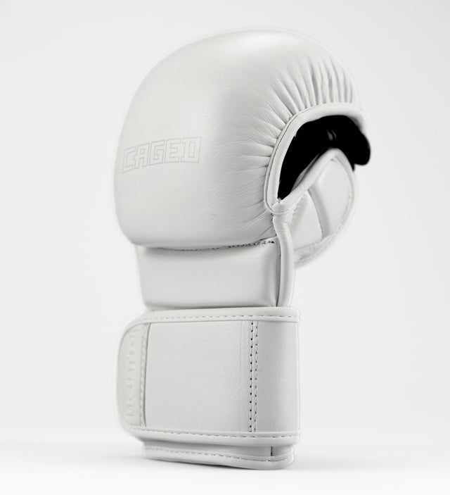 Luvas de sparring MMA Caged X Series – Branco/Branco