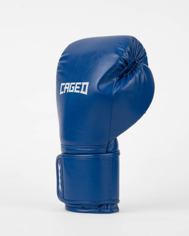Caged Core Boxhandschuhe – Blau/Weiß