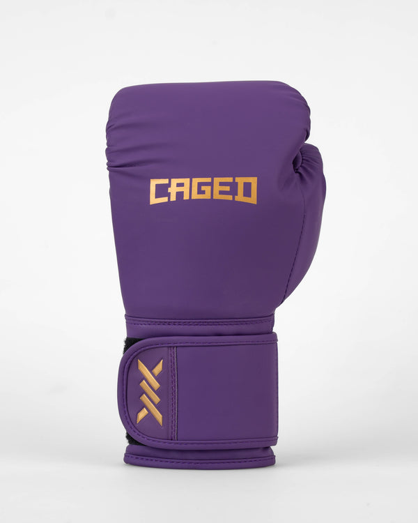Caged Core Boxhandschuhe – Lila/Gold