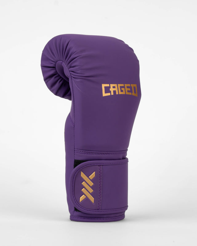 Caged Core Boxhandschuhe – Lila/Gold