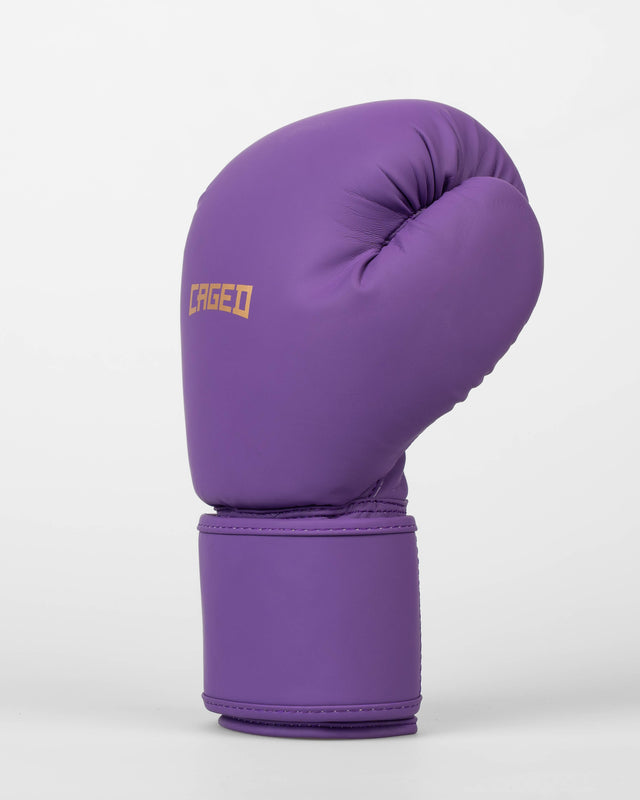 Mănuși de box Caged Spark Copii – Violet/Aur
