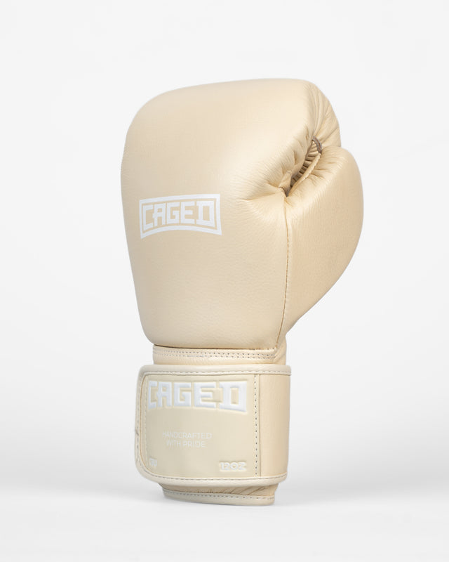 Luvas de boxe Caged 'X' Series – Branco Creme