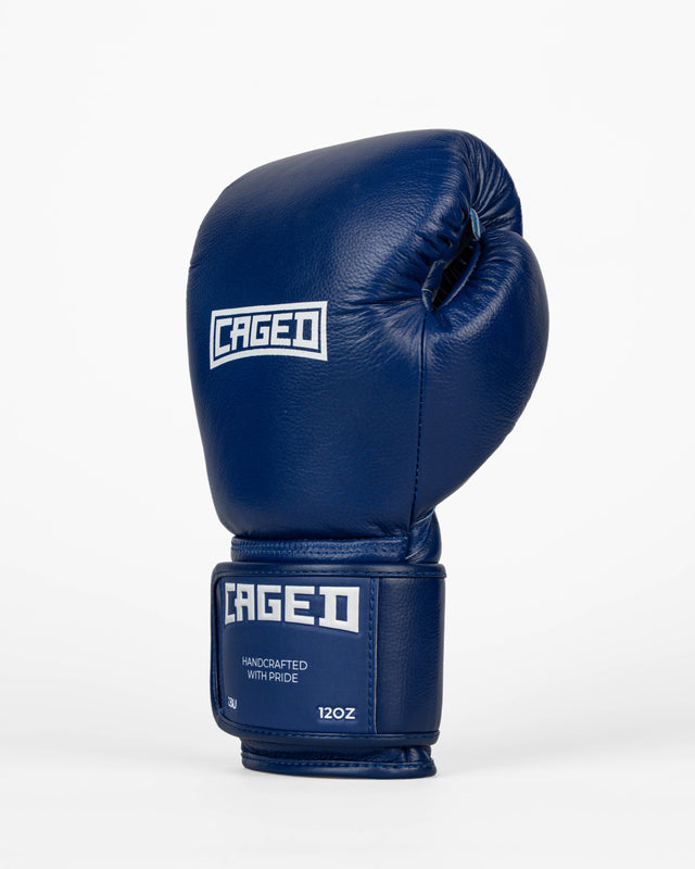 Guantes de boxeo Caged 'X' Series – Azul marino/Blanco