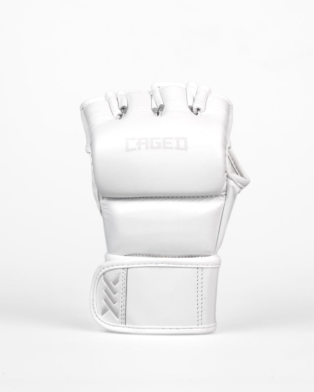 Caged MMA-handsker 'X' Series - Hvid/Hvid