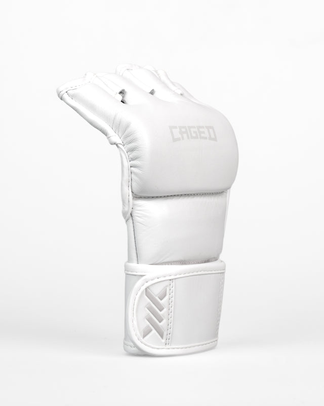 Caged MMA-handsker 'X' Series - Hvid/Hvid