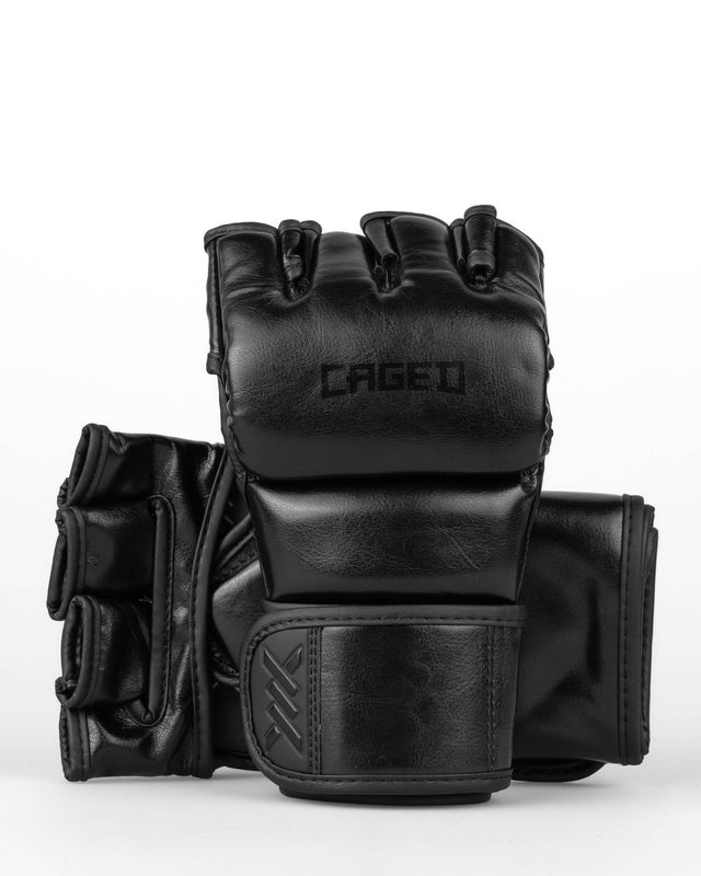 Caged MMA-handsker Shadow - Sort/Sort