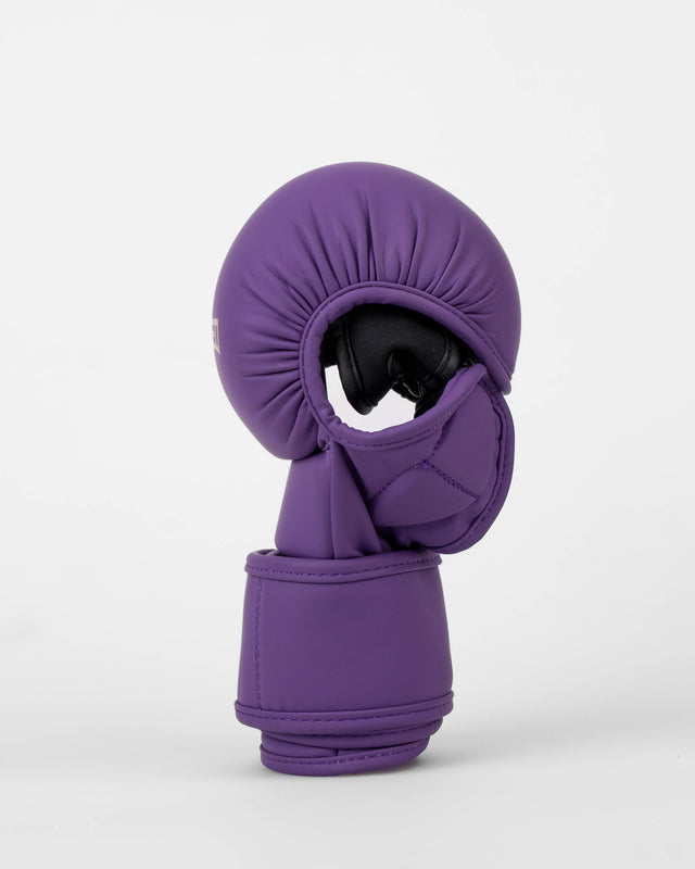Rękawice MMA sparingowe Caged Shadow – Fioletowe/Złote