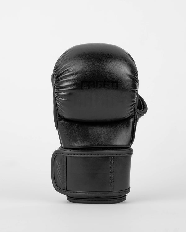 Rękawice MMA sparingowe Caged Shadow – Czarne/Czarne