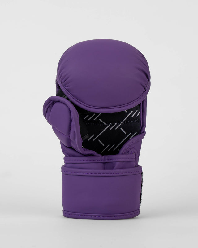 Rękawice MMA sparingowe Caged Shadow – Fioletowe/Złote